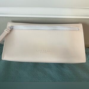 Givenchy Parfume Cream Colored Bag with Zipper